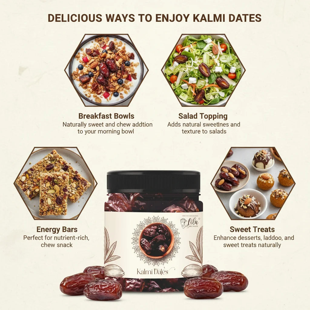 Premium Kalmi Dates 275g Fresh Sweet Natural Khajur Healthy Snack