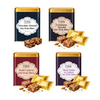 Lila Dry Fruits Date Bites Chocolate Almond, Cranberry Almond, Rose Cashew & Black Raisin Cashew (Pack of 4)