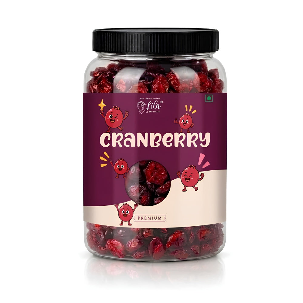 LILA DRY FRUITS Dried Cranberries | Premium Sweet & Tangy Dried Fruit