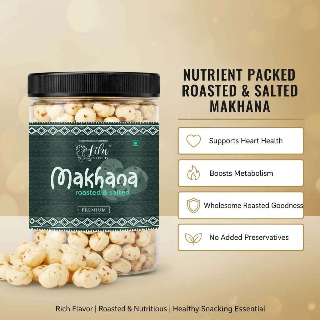 Roasted Makhana 75g Himalayan Salt & Black Pepper Snack