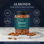 LILA DRY FRUITS Himalayan Pink Salt Roasted Almonds | Crunchy Badam Snack