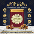 LILA DRY FRUITS Dry Fruit Bites 200 gms Rose Cashew Dry Fruits Barfi | Cashew Almond Dates Gulkand Mithai