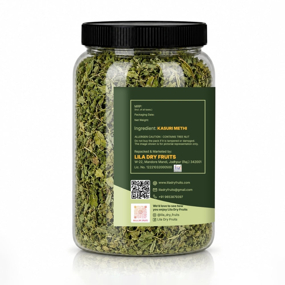 LILA Dry Fruits Kasuri Methi – Premium Dried Fenugreek Leaves