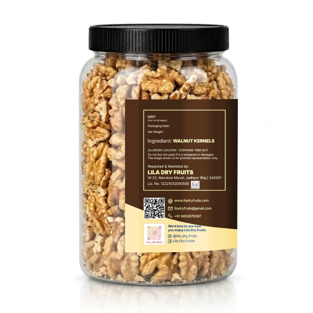 LILA DRY FRUITS Walnut Kernels (Akhrot Giri) | Premium Fresh Natural Halves