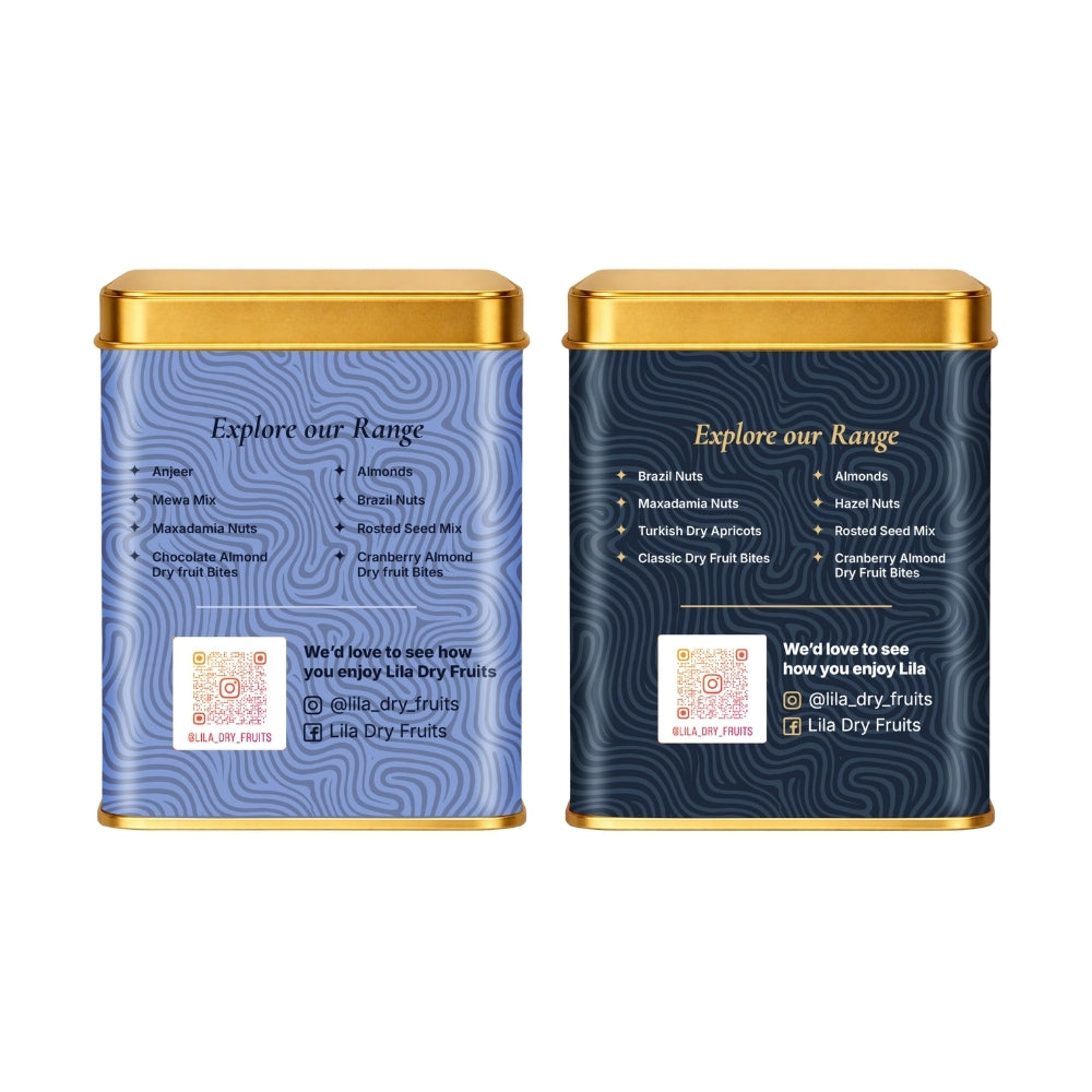 Lila Dry Fruits Date Bites Classic & Chocolate Almond (Pack of 2)