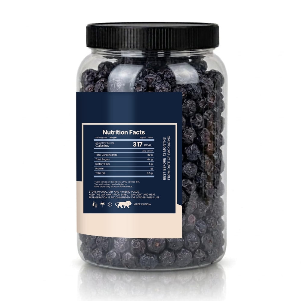 LILA DRY FRUITS Dried Blueberries | Premium Sweet & Tangy Dried Berries