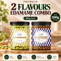 Lila Dry Fruits Premium Edamame 2 Flavours Combo – Classic & Magic Masala (Pack of 2, 100g Each)