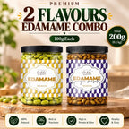 Lila Dry Fruits Premium Edamame 2 Flavours Combo – Classic & Magic Masala (Pack of 2, 100g Each)