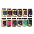 6 Seeds & 6 Dry Fruits Combo Pack | 12 Superfoods | 100g Each | Almonds, Cashews, Walnuts, Raisins, Anjeer & Black Raisins Healthy Seeds & more