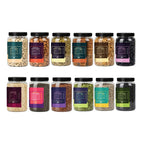 6 Seeds & 6 Dry Fruits Combo Pack | 12 Superfoods | 100g Each | Almonds, Cashews, Walnuts, Raisins, Anjeer & Black Raisins Healthy Seeds & more