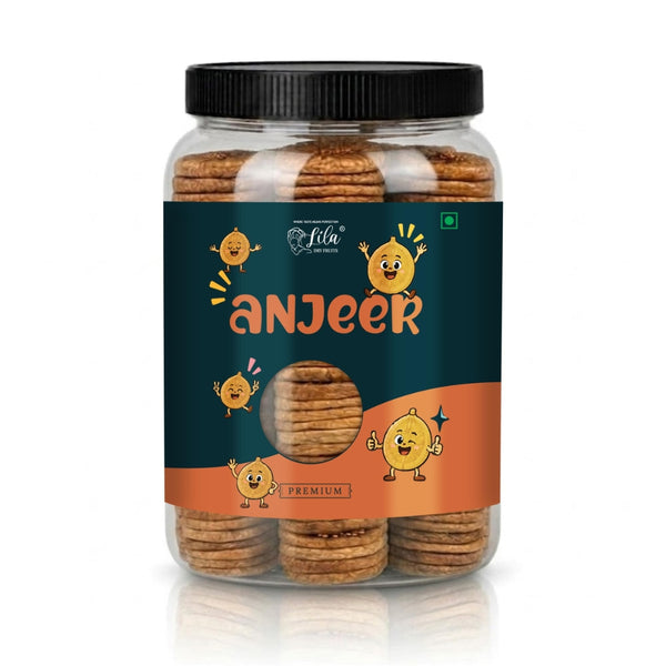 LILA Dry Fruits Afghani Anjeer (Dried Figs) | Soft, Naturally Sweet & Fiber-Rich