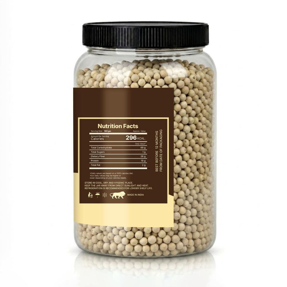 LILA DRY FRUITS Whole White Pepper | Premium White Peppercorns