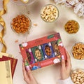 LILA DRY FRUITS Gift Hamper Cashew Almond Walnut Raisins | Premium Nuts Gift Pack Healthy Snacks for Diwali Wedding Corporate Gifts