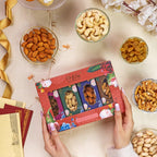 LILA DRY FRUITS Gift Hamper Cashew Almond Walnut Raisins | Premium Nuts Gift Pack Healthy Snacks for Diwali Wedding Corporate Gifts