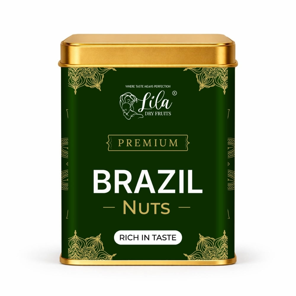 LILA DRY FRUITS Brazil Nuts 275g | Natural Raw Unsalted Healthy Snack