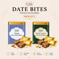 Lila Dry Fruits Date Bites Classic & Elaichi Cashew (Pack of 2)