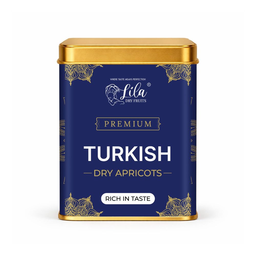 LILA DRY FRUITS Turkish Apricots 275 Grams Soft & Juicy Dried Khubani Rich in Fiber Antioxidants | Healthy Snack for Daily Nutrition Dry Fruit for Kids & Adults Perfect for Gifting