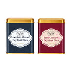 Lila Dry Fruits Date Bites Chocolate Almond & Rose Cashew (Pack of 2)