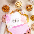 LILA DRY FRUITS Gift Hamper Cashew Almond Walnut Raisins | Assorted Nuts Premium Gift Pack Healthy Snacks Festive Diwali Wedding Gifts with Decorative Square Box Perfect For Gifting