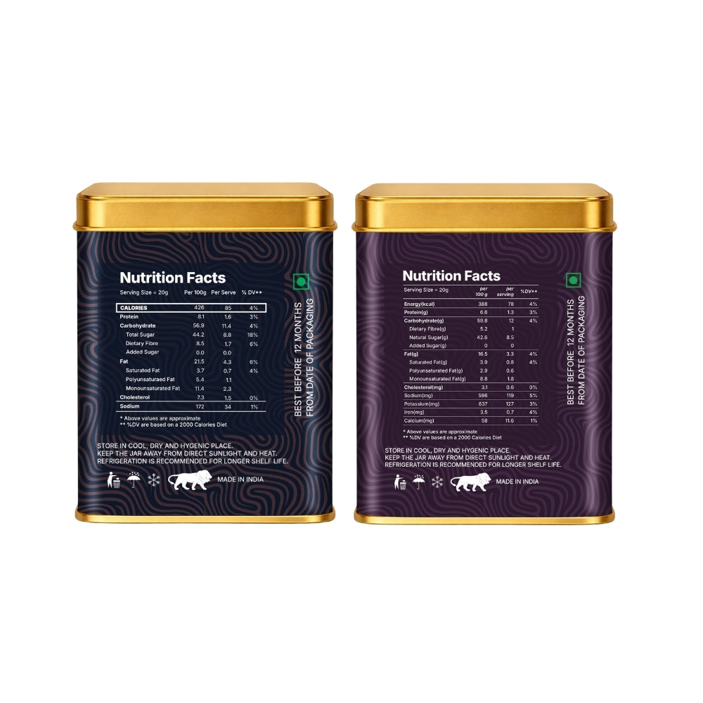 Lila Dry Fruits Date Bites Cranberry Almond & Black Raisin Cashew (Pack of 2)