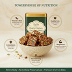 LILA DRY FRUITS Dry Fruit Bites 200 gms Elaichi Cashew Dry Fruits Barfi | Dates, Cashews, Cranberries, Desi Ghee & Cardamom