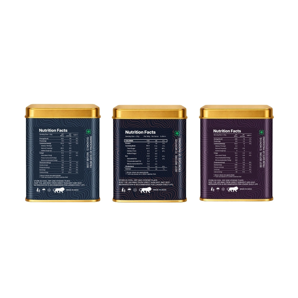 Lila Dry Fruits Date Bites Chocolate Almond, Cranberry Almond & Black Raisin Cashew (Pack of 3)