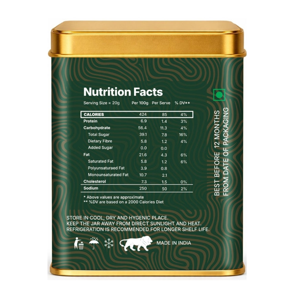 LILA DRY FRUITS Dry Fruit Bites 200 gms Elaichi Cashew Dry Fruits Barfi | Dates, Cashews, Cranberries, Desi Ghee & Cardamom