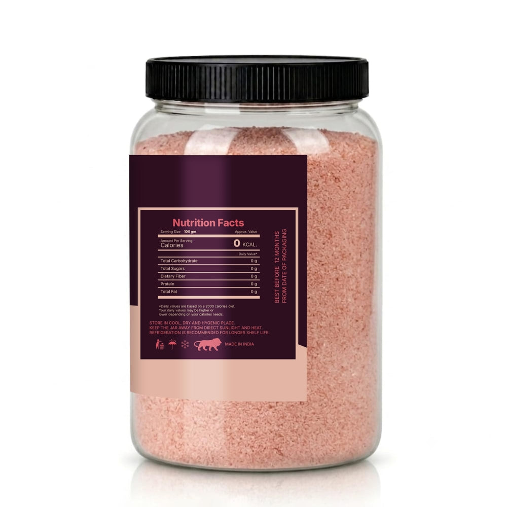 LILA Dry Fruits Pink Salt (Sendha Namak) – Fine Grain Mineral Salt
