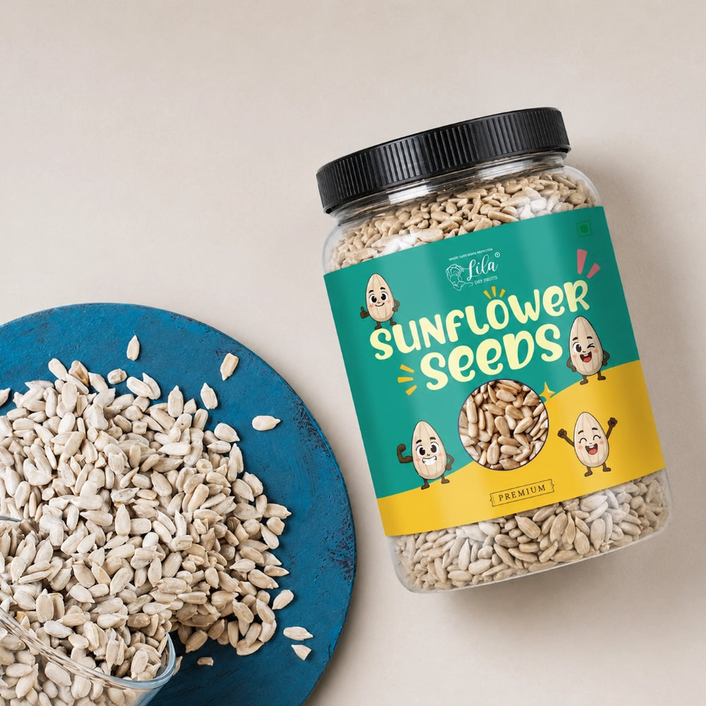 LILA DRY FRUITS Premium Sunflower Seeds Snacking, Salads & Baking