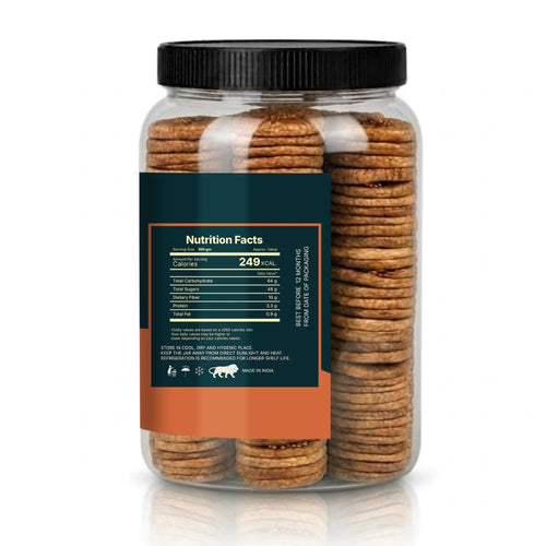 LILA Dry Fruits Afghani Anjeer (Dried Figs) | Soft, Naturally Sweet & Fiber-Rich