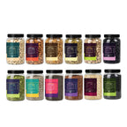 6 Premium Dry Fruits & 6 Healthy Seeds Combo Pack (100g Each) | Cashews, Almonds, Walnuts, Raisins, Pistachios, & More