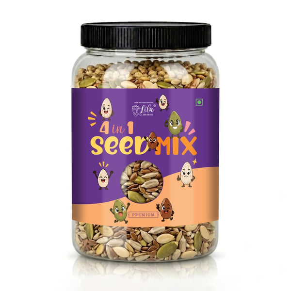 LILA DRY FRUITS 4 in 1 Seeds Mix | Raw Mixed Seeds Combo