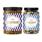 Lila Dry Fruits Premium Edamame 2 Flavours Combo – Magic Masala & Protein Beans (Pack of 2, 100g Each)