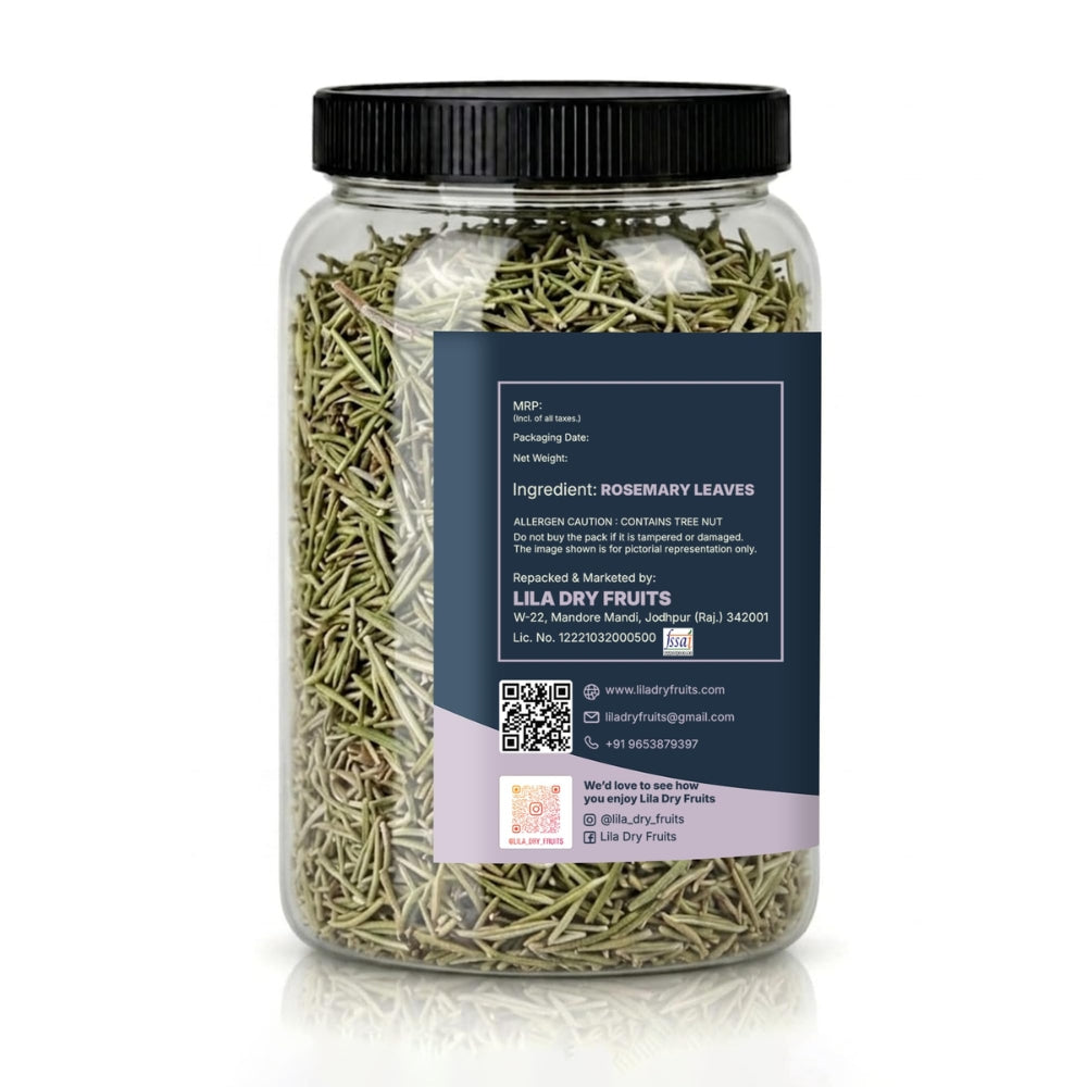 LILA Dry Fruits Dried Rosemary Leaves – Premium Aromatic Herb