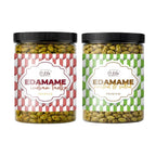 Lila Dry Fruits Premium Edamame 2 Flavours Combo – Indian Tadka & Roasted & Salted (Pack of 2, 100g Each)