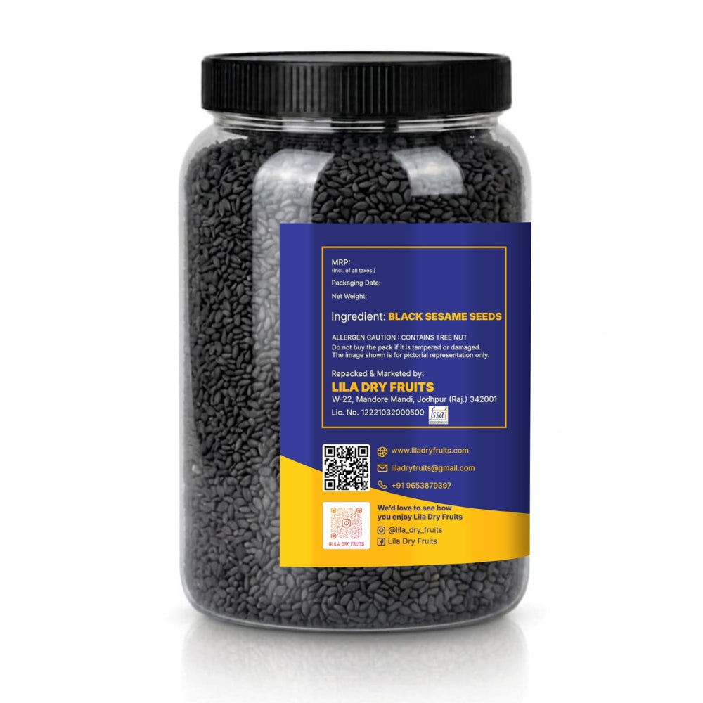 LILA DRY FRUITS Kali Til (Black Sesame Seeds) | Premium Raw Seeds