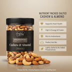 Roasted Kaju Badam Mix 250g Salted Cashew Almond Snack