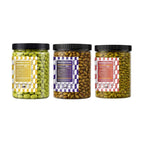 Lila Dry Fruits Premium Edamame 3 Flavours Combo – Classic, Magic Masala & Indian Tadka (Pack of 3, 100g Each)