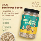 LILA DRY FRUITS Premium Sunflower Seeds Snacking, Salads & Baking