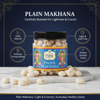 Crunchy Roasted Makhana 75g Large Lotus Seeds Snack