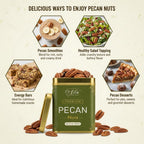 LILA DRY FRUITS Pecan Nuts 275g | Rich in Fiber & Healthy Fats