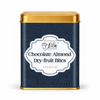 LILA DRY FRUITS Dry Fruit Bites 200 g (10 Pieces) Dates Barfi Chocolate Almonds Flavour Date Mithai Healthy Sweet Snack with Desi Ghee