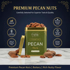 LILA DRY FRUITS Pecan Nuts 275g | Rich in Fiber & Healthy Fats