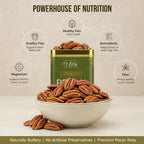 LILA DRY FRUITS Pecan Nuts 275g | Rich in Fiber & Healthy Fats