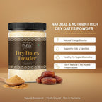 Dry Dates Powder 275g Natural Sweetener for Milk & Sweets