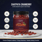 LILA DRY FRUITS Flavoured Cranberries with Black Pepper & Pink Salt Dried Cranberry Snack Tangy Spicy Cran Berries for Healthy Snacking & Munching Perfect for Gifting