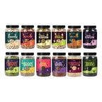 12-in-1 Dry Fruits & Seeds Combo | Cashew, Almonds, Raisins, Pistachios, Anjeer, Black Raisins, Pumpkin Seeds, Sunflower Seeds, Chia Seeds, Flax Seeds, Watermelon Seeds & Basil (Sabja) Seeds | 100g Each Pack