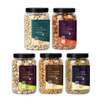 Premium 5 Dry Fruits Combo Pack (200g Each) | Cashews, Almonds, Pista, Walnuts & Raisins