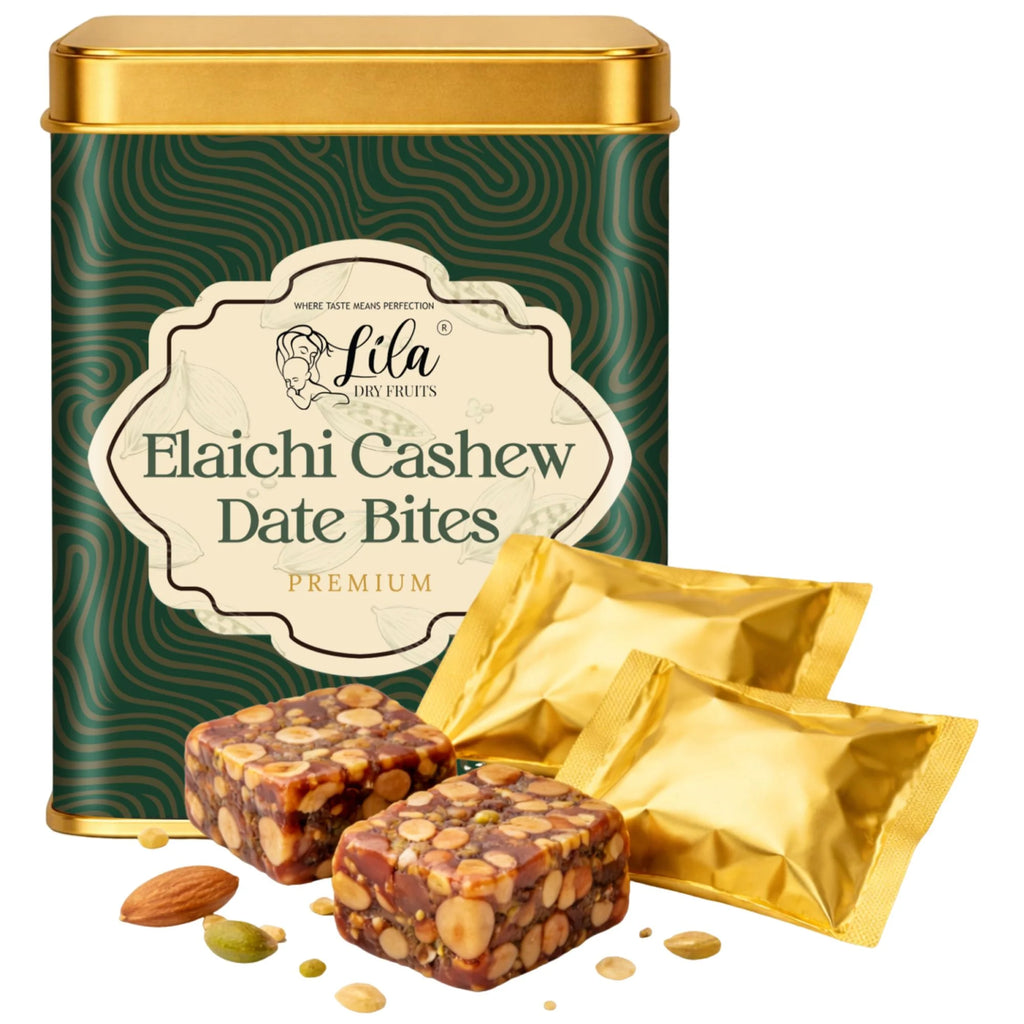 Elaichi Cashew Dry Fruit Bites with Dates & Ghee 200g