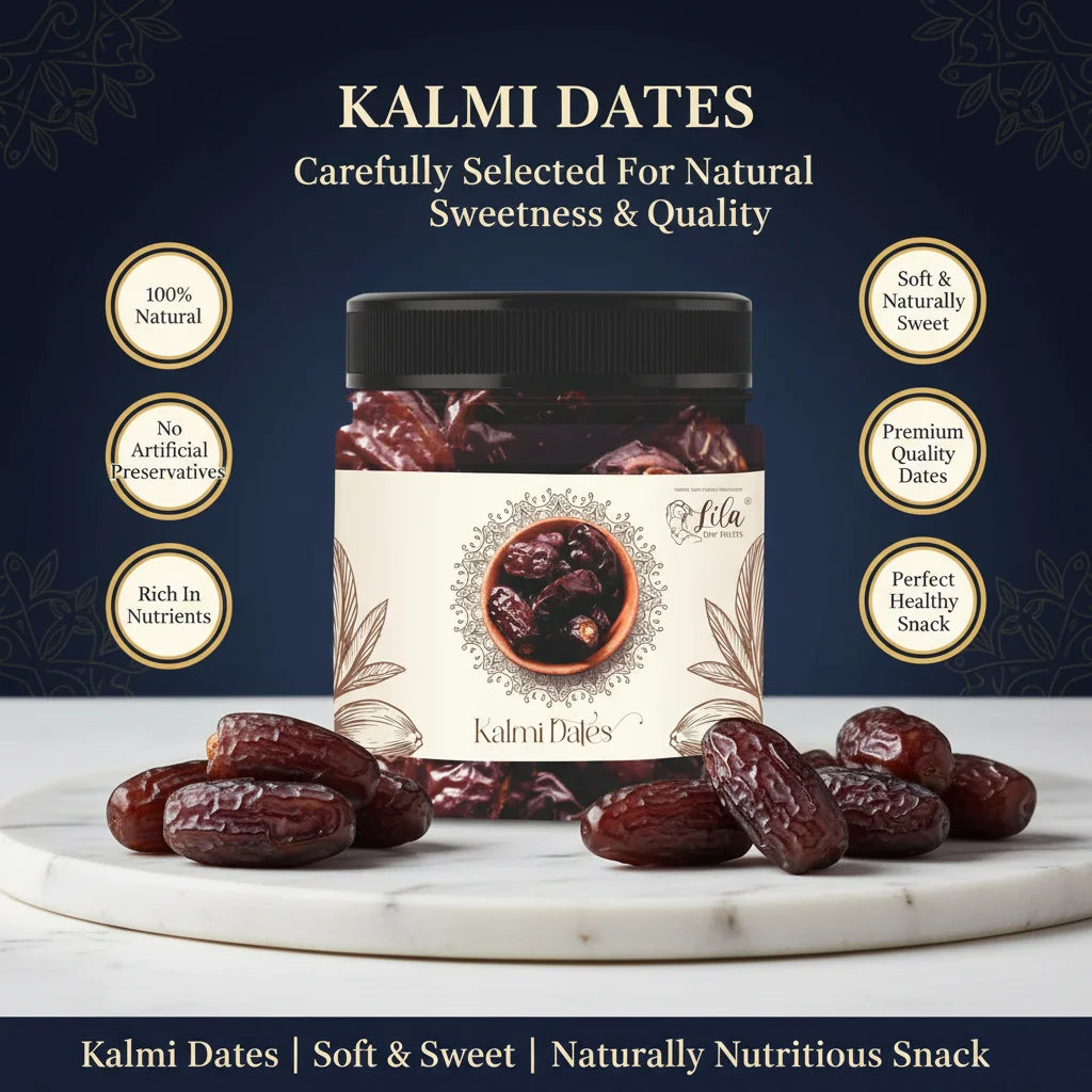 Premium Kalmi Dates 275g Fresh Sweet Natural Khajur Healthy Snack